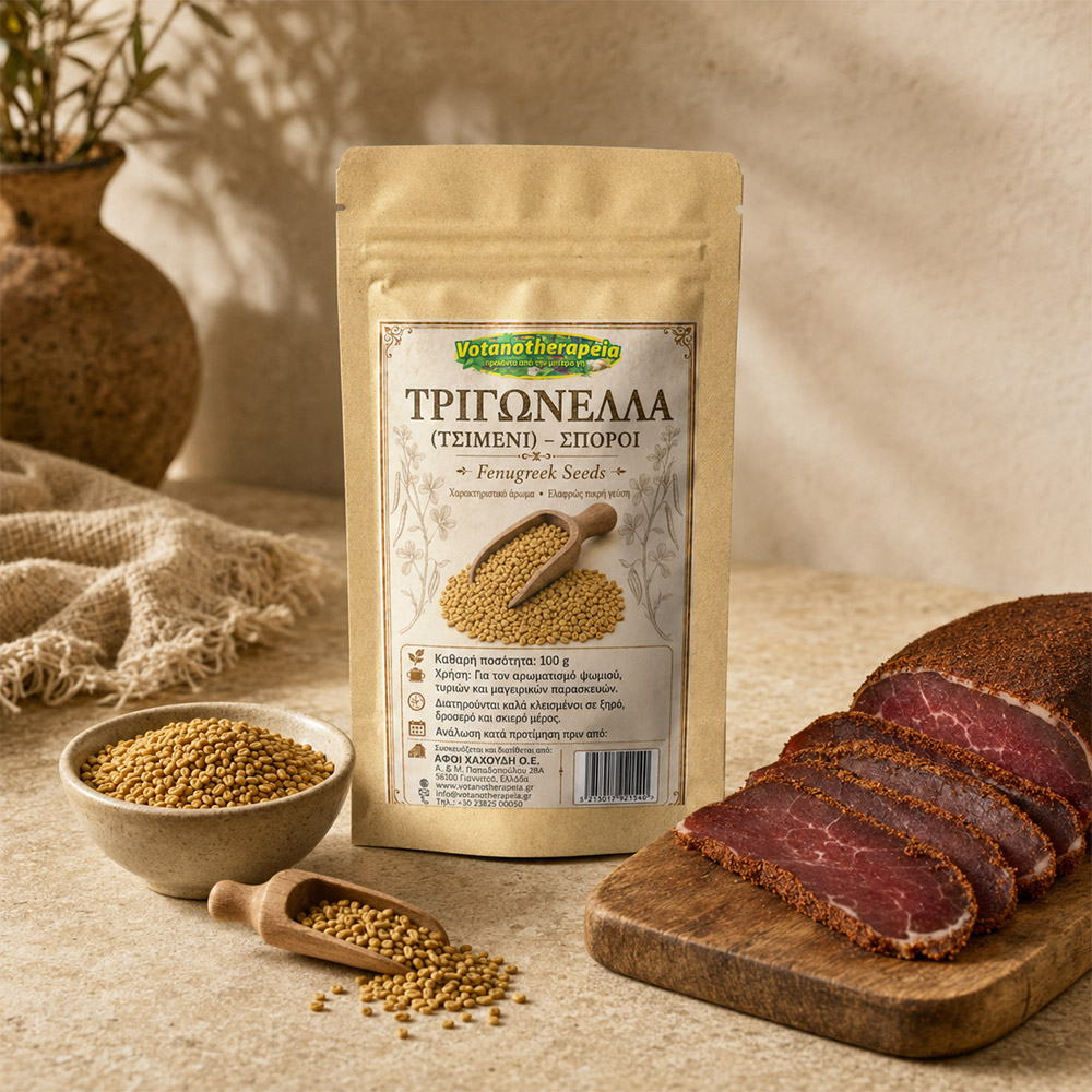 Whole Fenugreek Seeds (Tsimeni) | Votanotherapeia