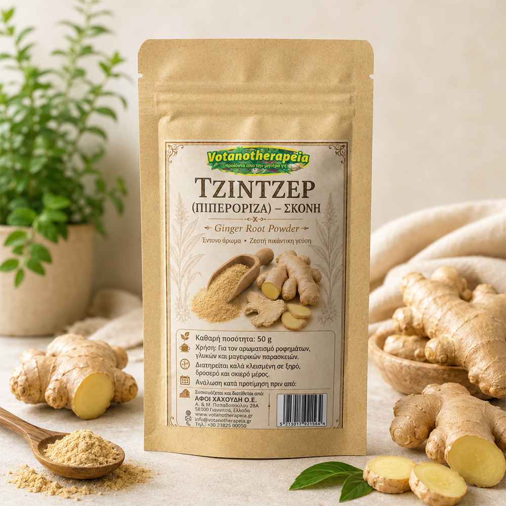 Ground Ginger Powder | Votanotherapeia